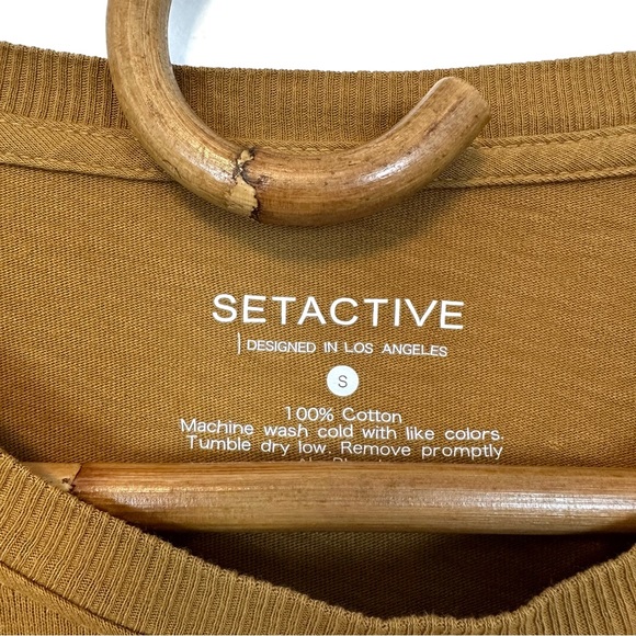 Set Active | Cropped Oversized Long Sleeve Tee Size S - Picture 8 of 11